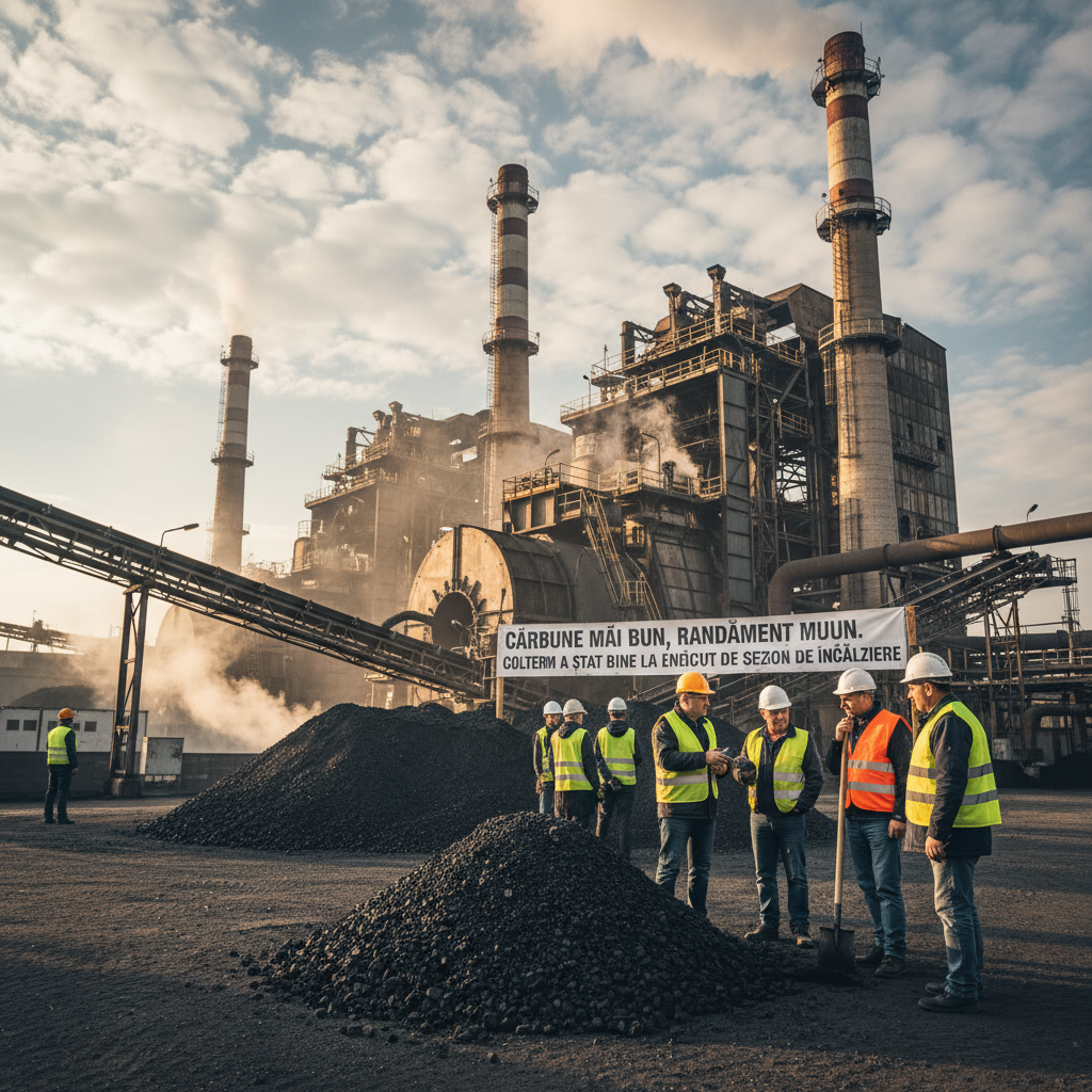 Colterm începe sezonul de încălzire cu cărbune de calitate superioară și randament crescut