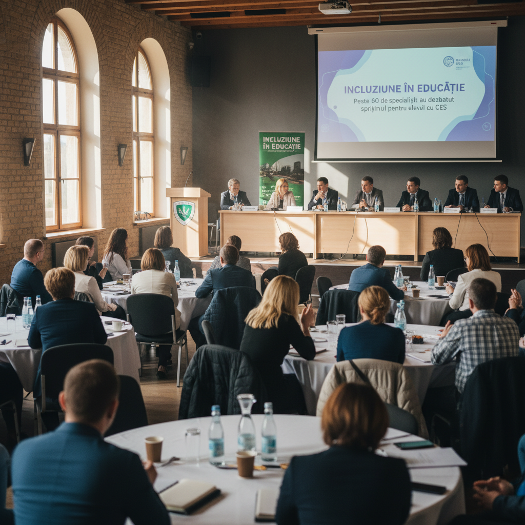 peste 60 de experți au discutat sprijinul pentru elevii cu CES