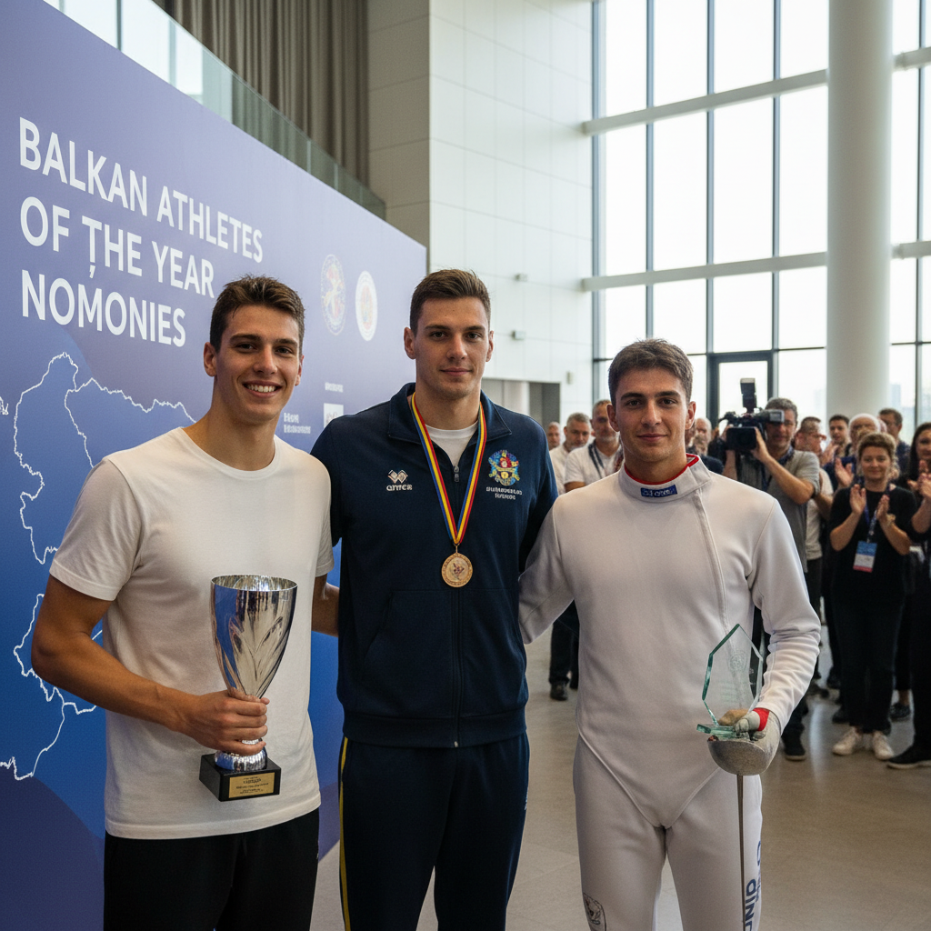 Popovici, Rusu și Radiș, printre candidații principali la titlul de cei mai buni sportivi ai Balcanilor